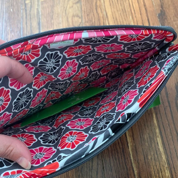 NWT Vera Bradley Tablet Sleeve Cheery Blossoms Cherry computer case - Picture 5 of 11